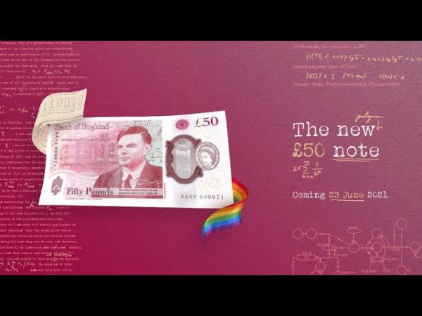 Банк Англии выпустил свою самую защищенную банкноту – на ней изображен Алан Тьюринг
