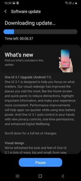 <br />
						Samsung начал обновлять Galaxy A70s до Android 11: что нового и когда ждать прошивку<br />
					
